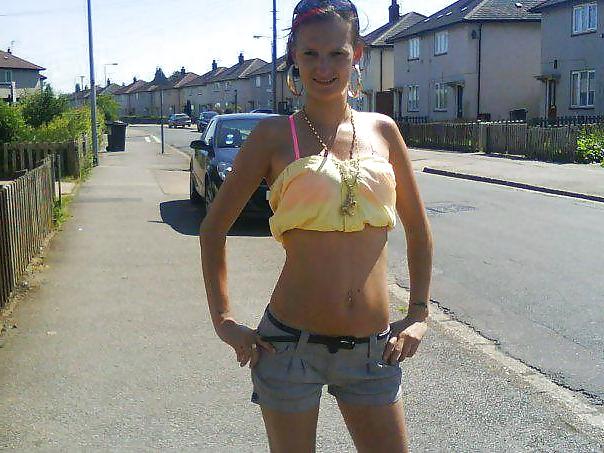 11P Skinny Chav mom aged 26 from Hull British , English, UK