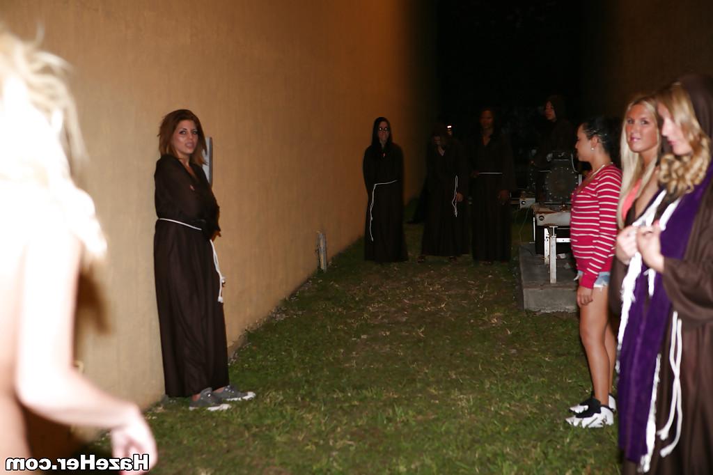 16P Outdoor games with a bung of tiny tits lesbians with sexy asses