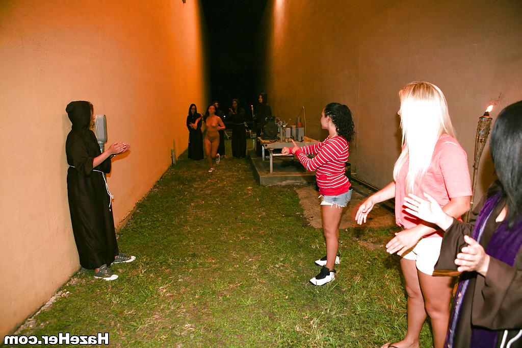 16P Outdoor games with a bung of tiny tits lesbians with sexy asses