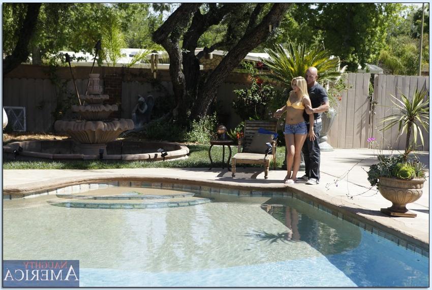 16P Reality outdoor hardcore with teen coed Alyssa Branch ass fucking