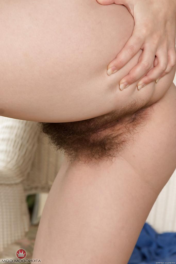 16P MILF Annabelle Lee revealing small boobs and really hairy pussy outdoors