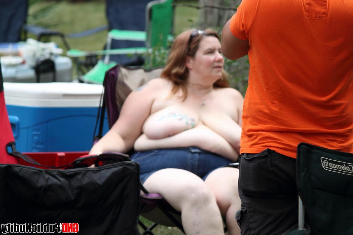 12P Hot strippers compete for awards at a outdoor public nudity festival
