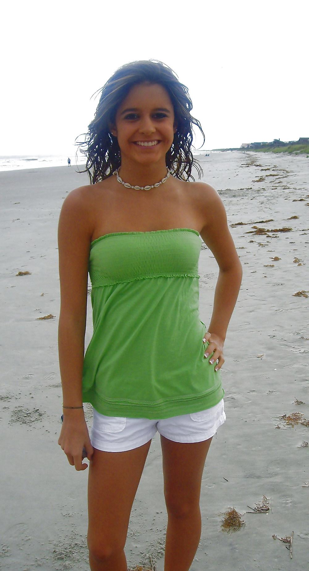 12P Teen skinny brunette showing all for the camera