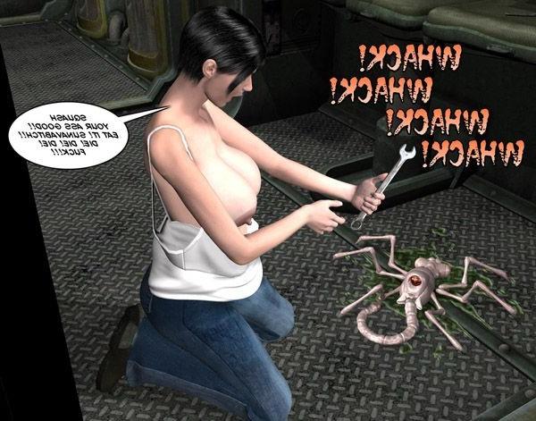 17P Spermaliens 3D xxx comics anime bizarre monster cock hentai toon