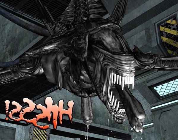17P Spermaliens 3D xxx comics anime bizarre monster cock hentai toon