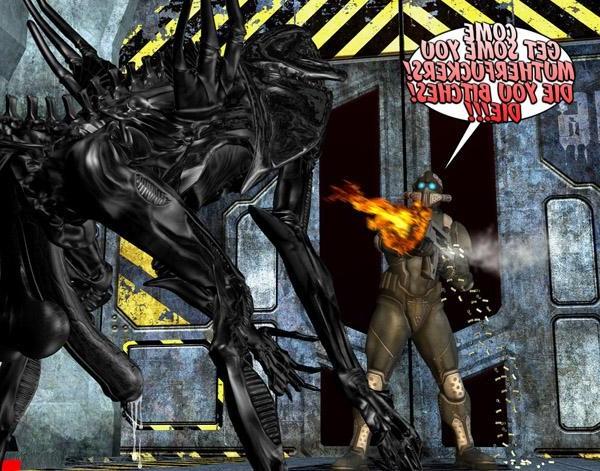 17P Spermaliens 3D xxx comics anime bizarre monster cock hentai toon