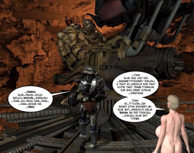 16P Aliens 3D XXX attack comics anime fetish about bizarre monster