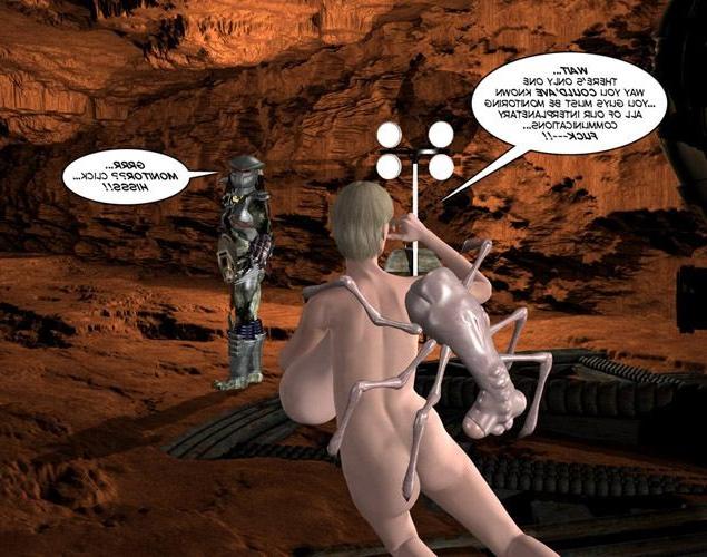 16P Aliens 3D XXX attack comics anime fetish about bizarre monster