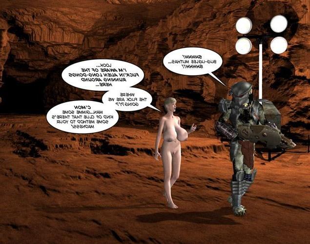 16P Aliens 3D XXX attack comics anime fetish about bizarre monster