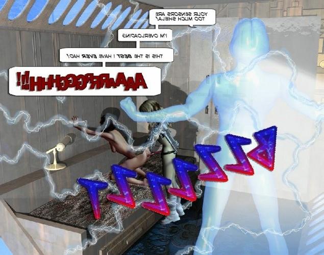 15P Lovely 3D cyber girl vs alien cocks anime hentai fetish comics