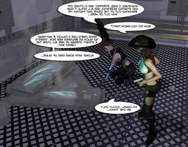 15P Lovely 3D cyber girl vs alien cocks anime hentai fetish comics
