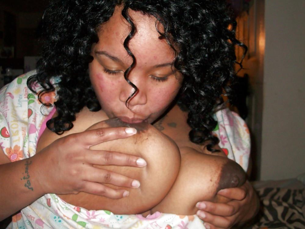 12P Very large black boobs