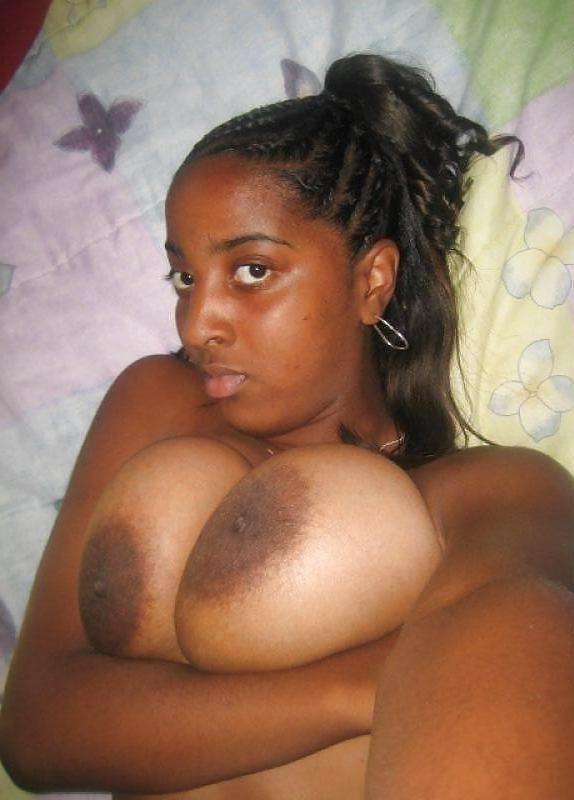 12P Very big black tits
