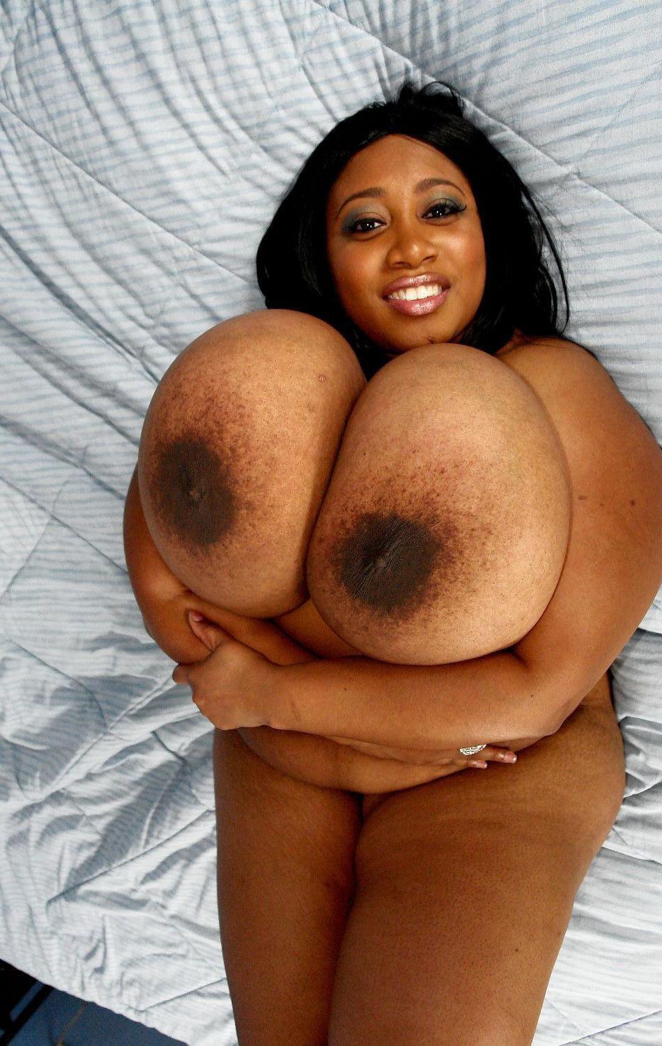 12P Huge black boobs
