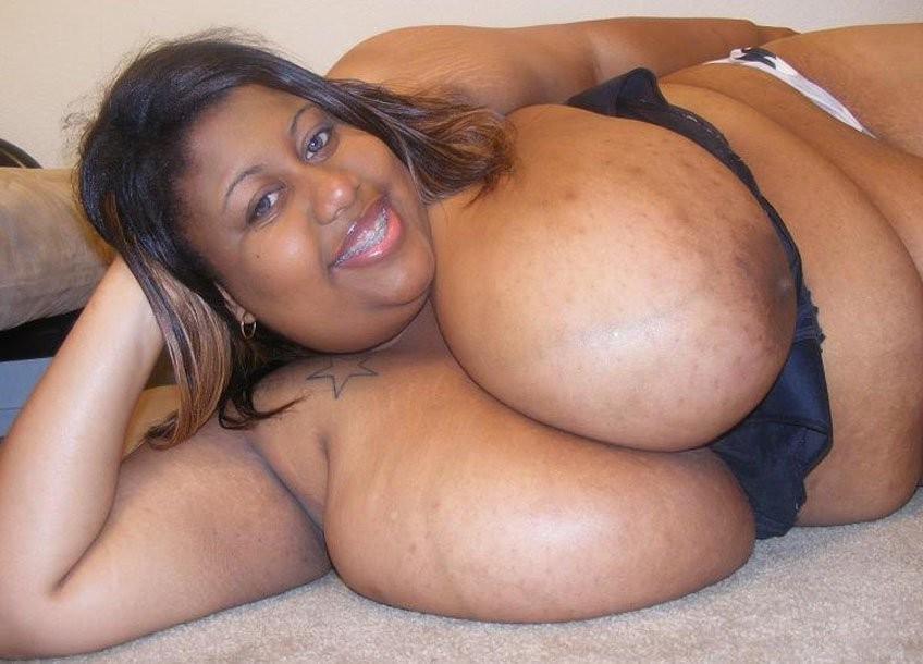 12P Large black boobs