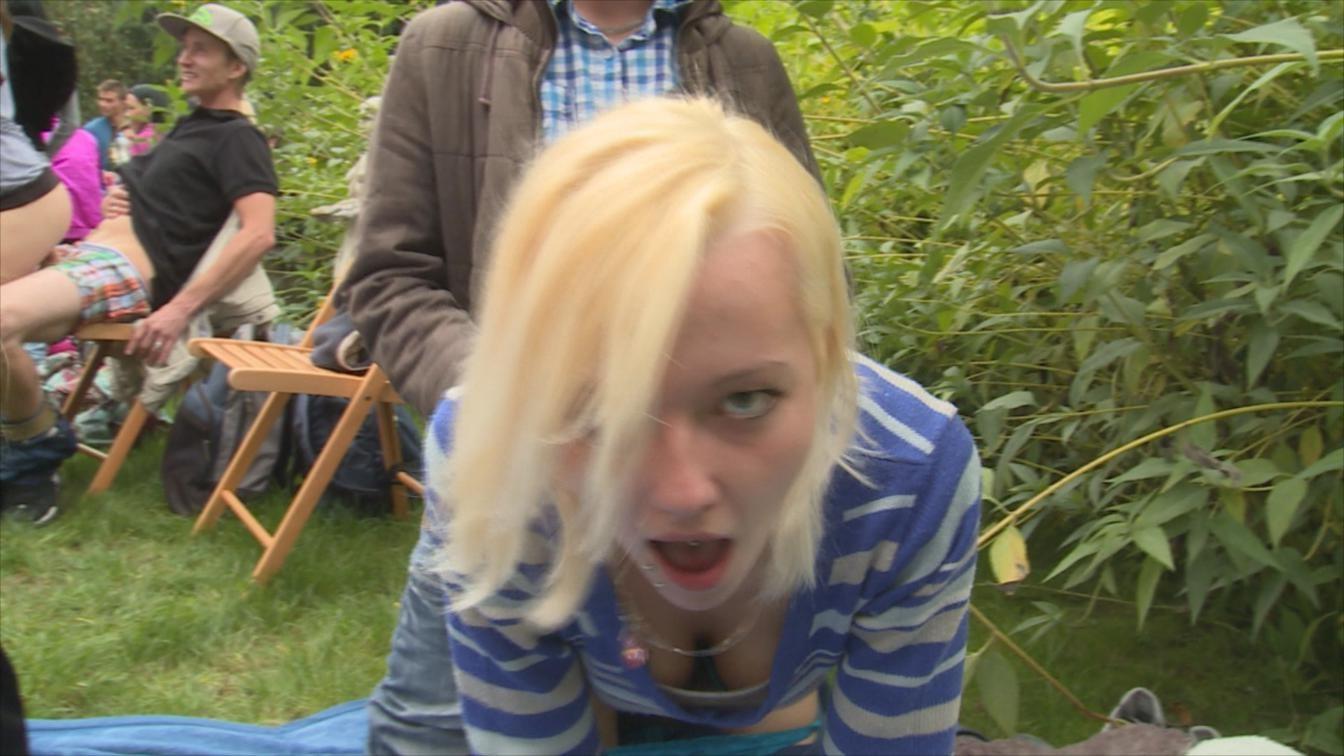13P Outdoor swingers orgy