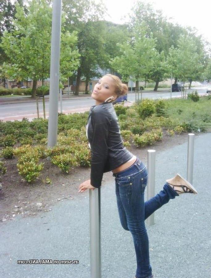 12P Amateur sexy babes posing for their pals outdoors