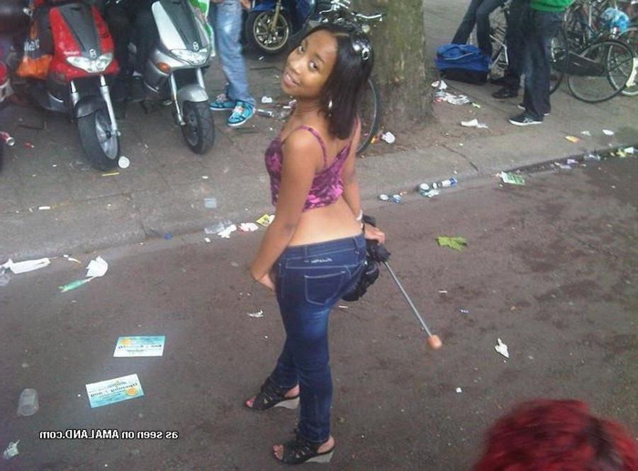 12P Amateur sexy babes posing for their pals outdoors
