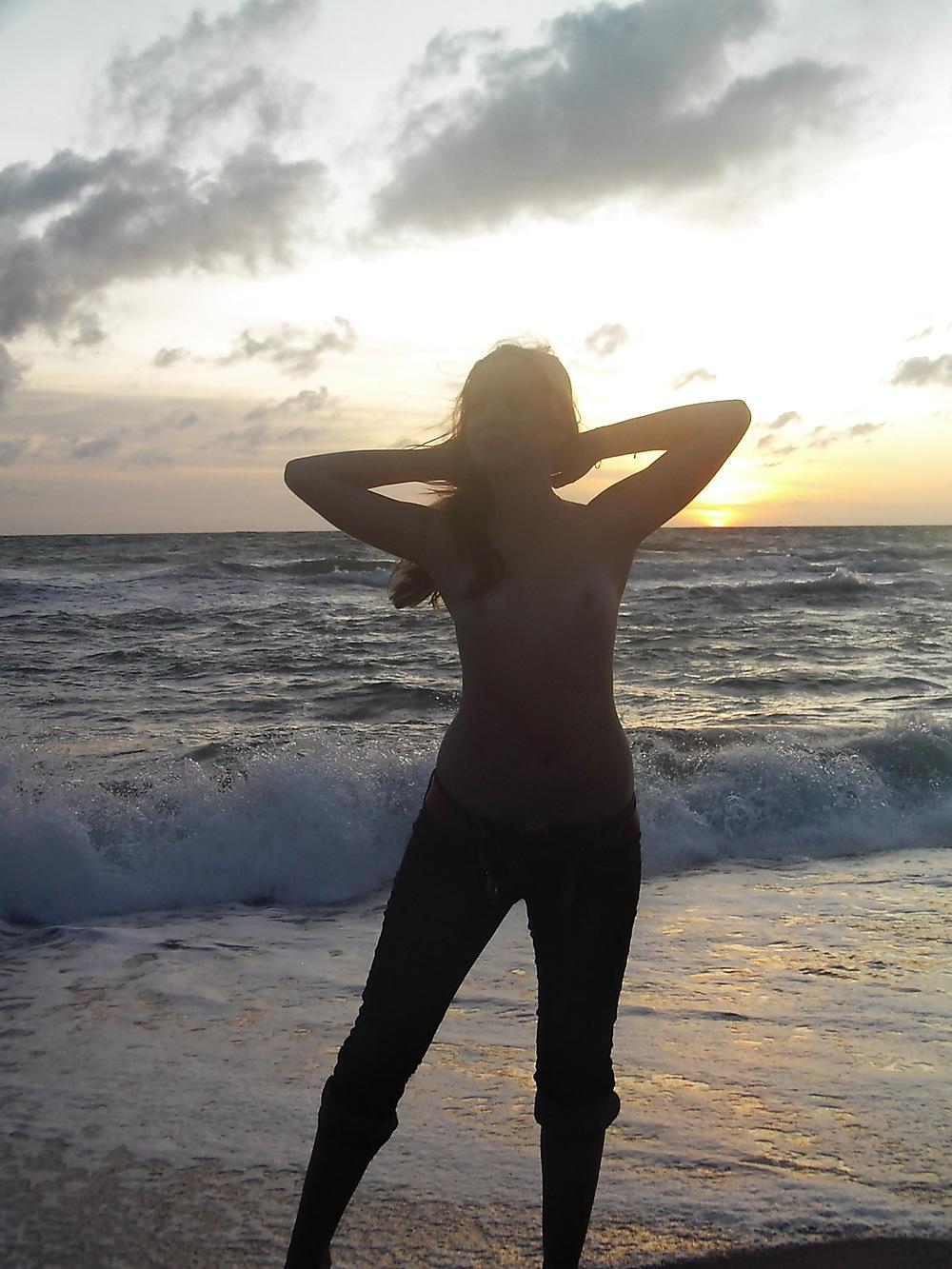 23P All of Hot Russian Teen Dasha (On the beach 3of12)
