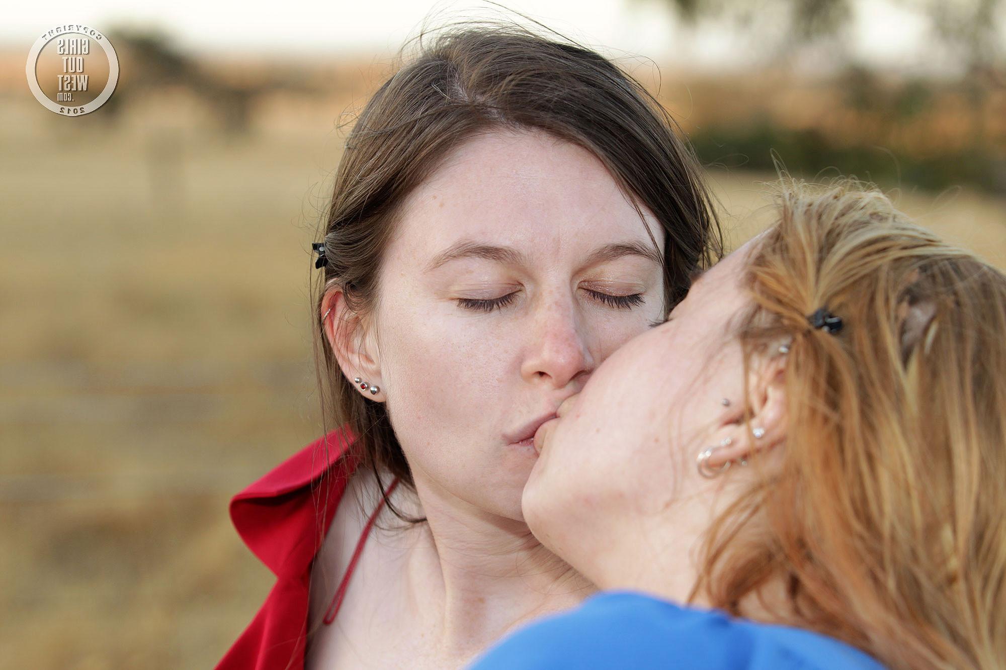 15P Two lesbians have fun outdoors
