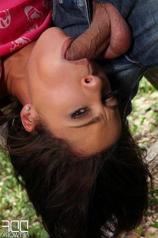 16P Nikita Bellucci is captured and bound outdoors for kinky bdsm sex