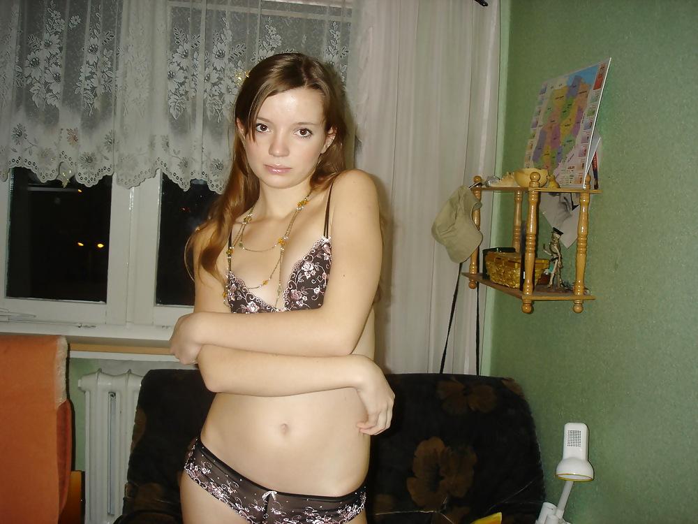 17P All of Hot Russian Teen Dasha (Black bra 12of12)
