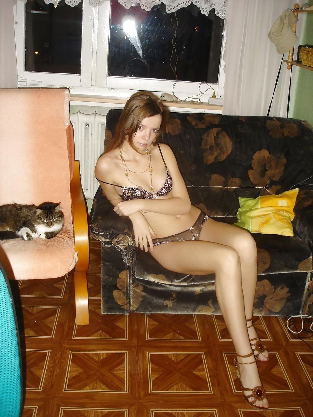 17P All of Hot Russian Teen Dasha (Black bra 12of12)