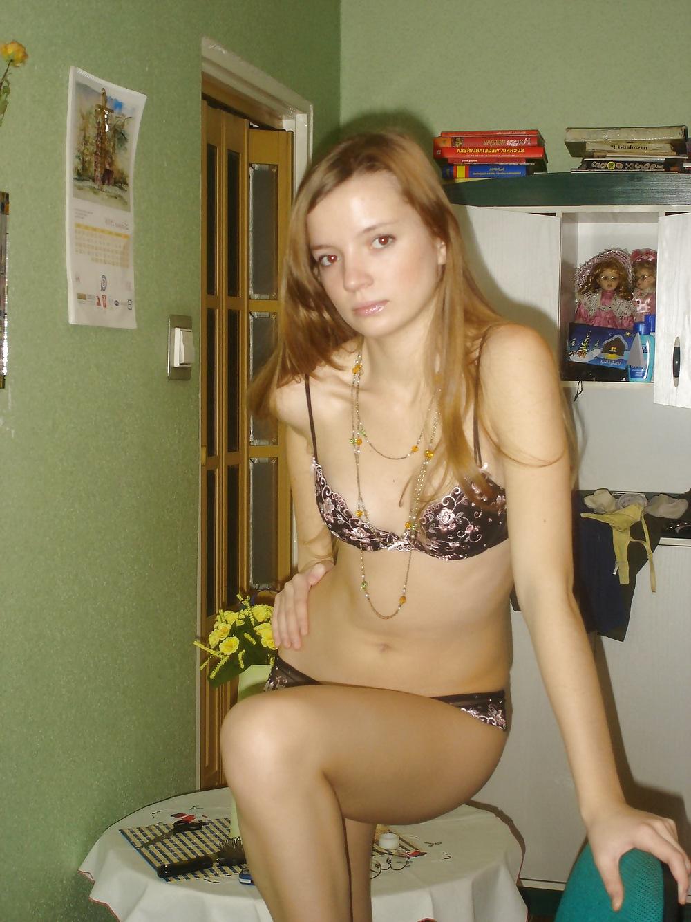 17P All of Hot Russian Teen Dasha (Black bra 12of12)