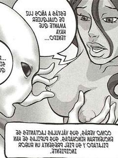 12P Fantastic adult art with alien fucking earth woman
