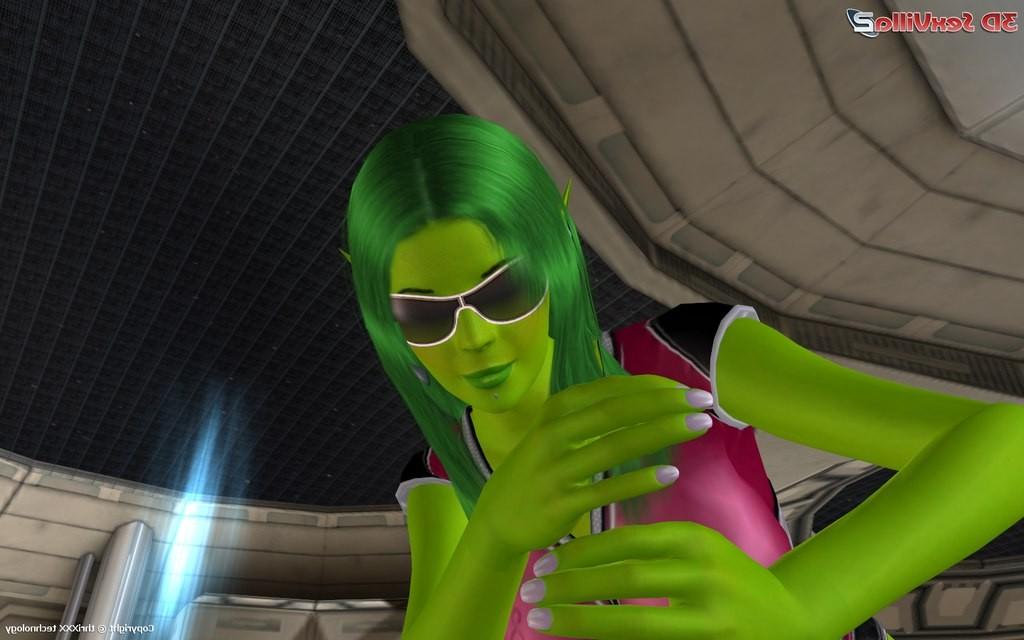 16P Animated aliens anal probing a pilot in their ship