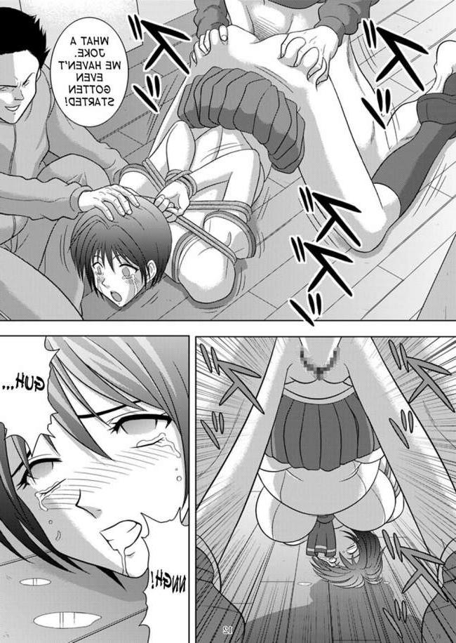 15P anime ropes bondage painful all holes fillled