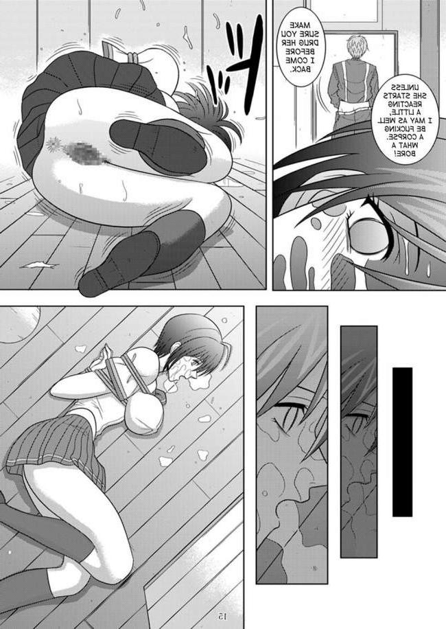 15P anime ropes bondage painful all holes fillled