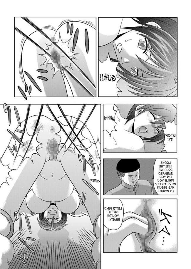 15P anime ropes bondage painful all holes fillled