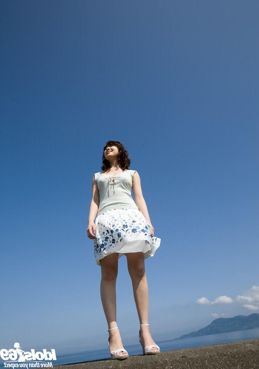 16P Japanese girly outdoors