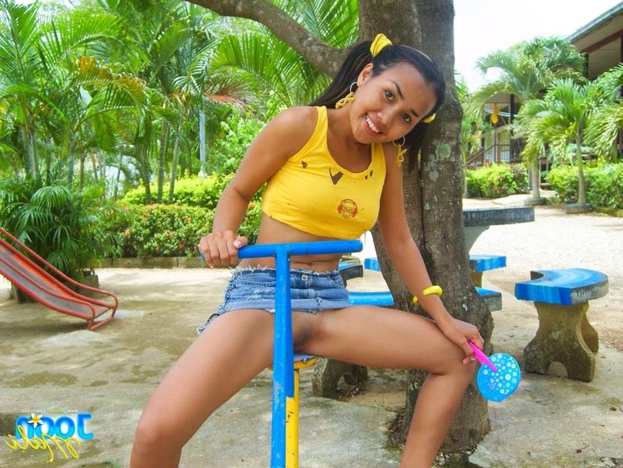 16P Thai asian teen girl outdoors