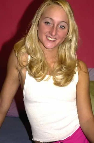 13P Adorable young blonde naked in bed
