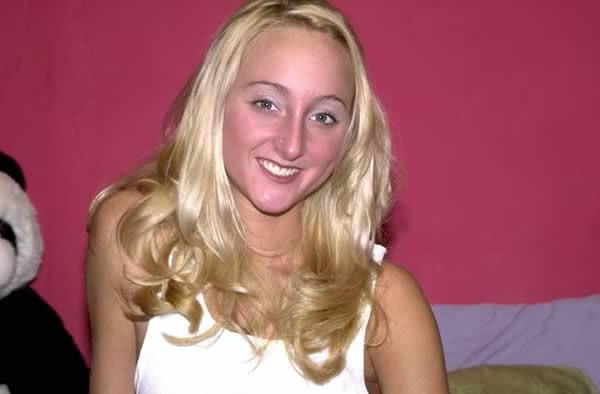13P Adorable young blonde naked in bed