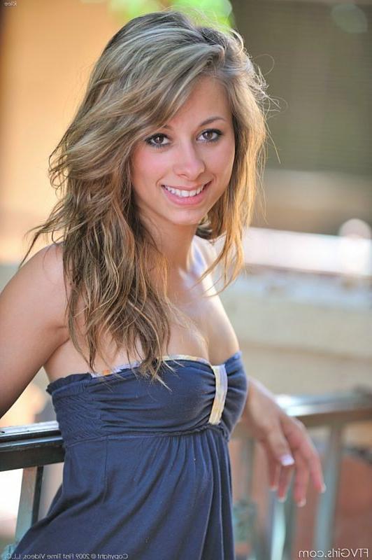 15P Beautiful teen flashes her small tits at outdoor resort