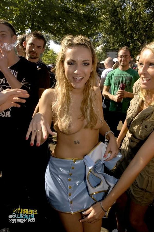 16P Kinky german batgirl posing on public and fucking outdoors