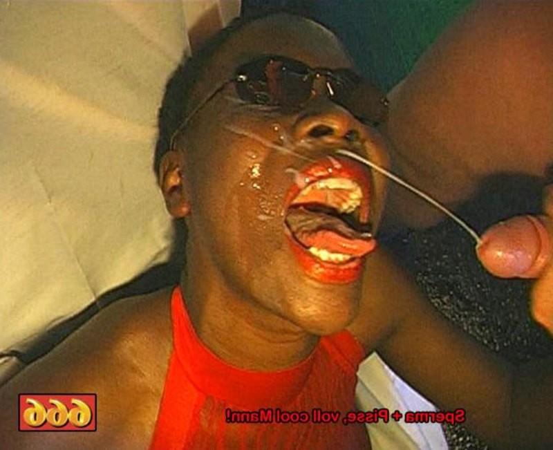 20P German hardcore pissing bukkake orgy with African freaky girls
