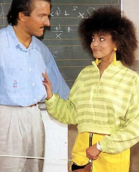 16P Retro honey with an afro fucked by her teacher