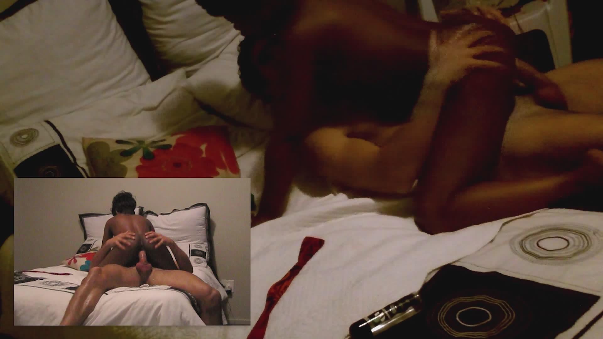 8P African Black Whore Craving Antonios Huge White Cock
