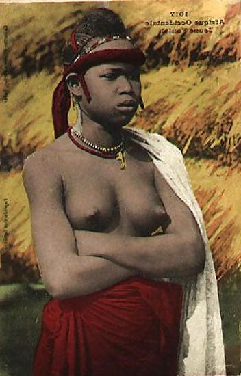 22P Vintage African postcards