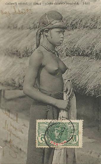 22P Vintage African postcards