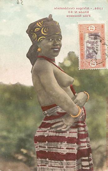 22P Vintage African postcards