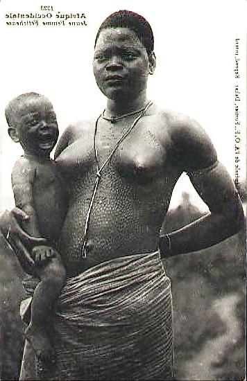22P Vintage African postcards