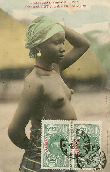 22P Vintage African postcards