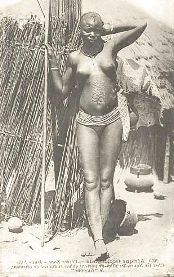 22P Vintage African postcards