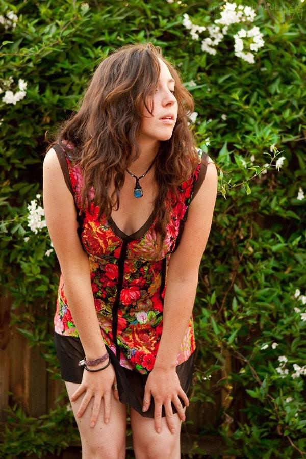 15P Hairy Brunette Amateur Flaunts Her Beautiful Body Outdoors