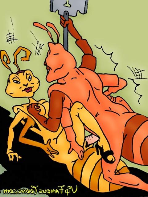 10P Famous cartoon Antz hero Soldier fucks his Queen to all holes